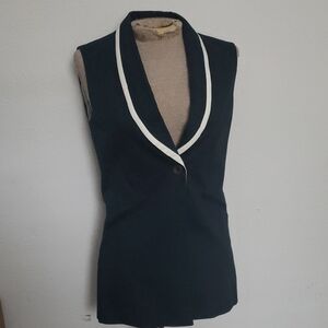 rag & bone Black Blazer with White Trim    Sz 4